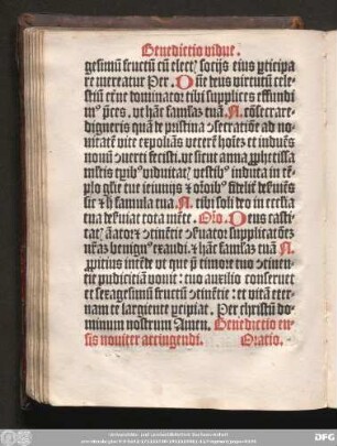 Benedictio ensis noviter accingendi.