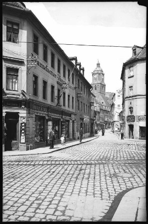 Meißen. Fleischergasse - Warenhaus Oscar Schulz