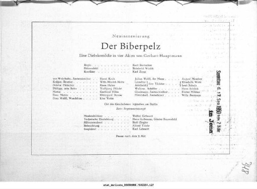 Der Biberpelz