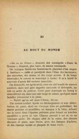 XI Au Bout Du Monde