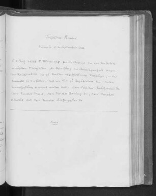 Triplica Senatus, Mercurii d. 4. Septembris 1844