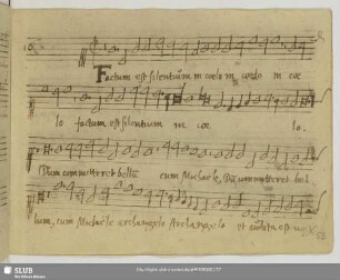 Bacchius, J. de: Factum est silentium in caelo