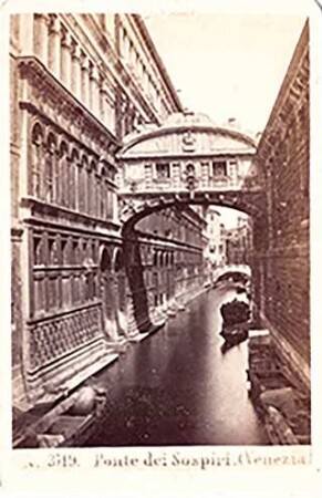 Seufzerbrücke in Venedig (Ponte dei Sospiri)