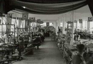 Maschinenhalle Strickwarenfabriken Eknit, Roßwein, 1935