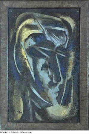 Abstrakter Kopf (Black head)