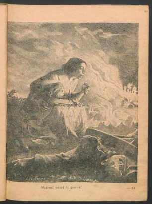 Madres! odiad la guerra! - [Dibujo por L. Lefevre]