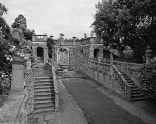 Garten der Villa Gamberaia — Rustikales Kabinett