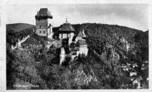 Ansicht der Burg Karlstein