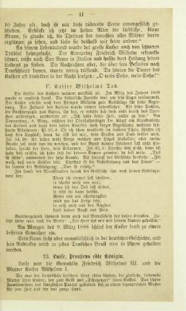 23. Luise, Preußens edle Königin