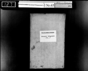 Testament des Johann Henrich Benfer von Girkhausen, Knecht zu Berleburg