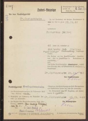 Tscherkas, Dimitri
