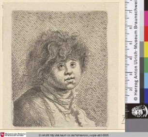 [Kopf eines Kindes; Head of a child]