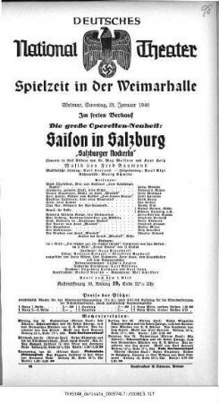 Saison in Salzburg