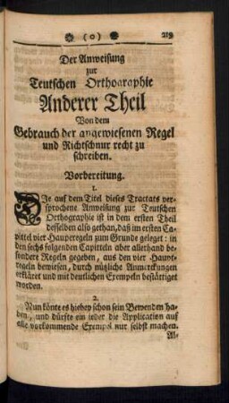 Vorbereitung