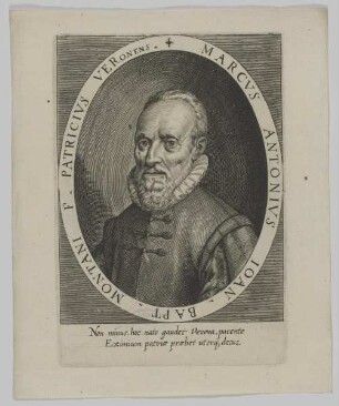 Bildnis des Marcvs Antonivs Ioannes Baptista Montani