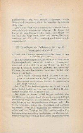 A. Nach der Entstehungsgeschichte der Preussischen Verfassungsurkunde