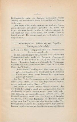 A. Nach der Entstehungsgeschichte der Preussischen Verfassungsurkunde