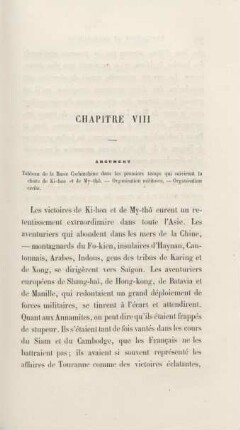 Chapitre VIII. Tableau de la Basse Cochinchine ...