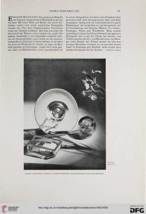 Eleganz des Glases