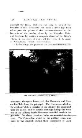 THE CONCORDIA MILITARY CLUB, BATAVIA