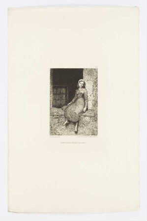 Jeune Fille de Cancale (Ille et Vilaine)