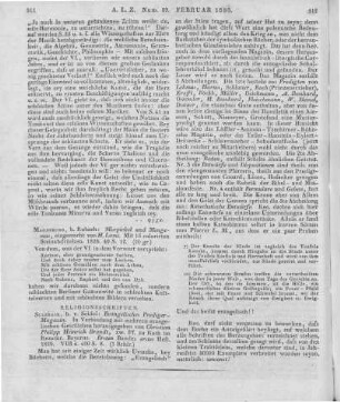Evangelisches Prediger-Magazin. Bd. 1, H. 1. Hrsg. v. C. P. H. Brandt. Sulzbach: Seidel 1829