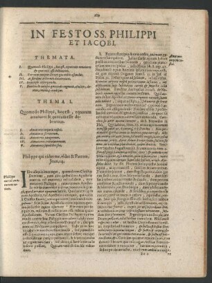 In Festo SS. Philippi Et Iacobi.