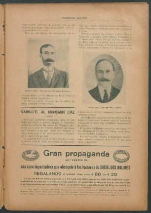 Banquete al Comisario Díaz