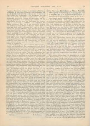 492-493 [Rezension] Arnim, Hans von, Quellenstudien zu Philo von Alexandria