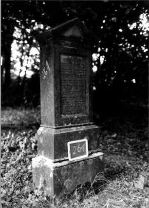 Grabstein 261 [Nir S. 150 Nr. 15.01]