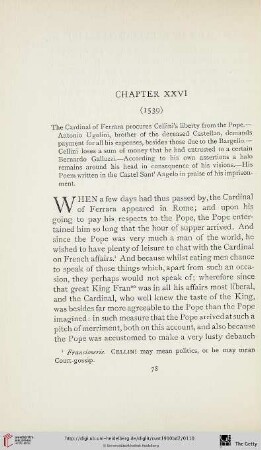 Chapter XXVI (1539)