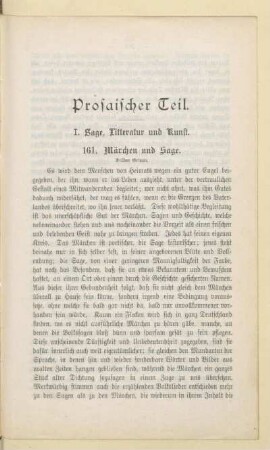 I. Sage, Litteratur und Kunst