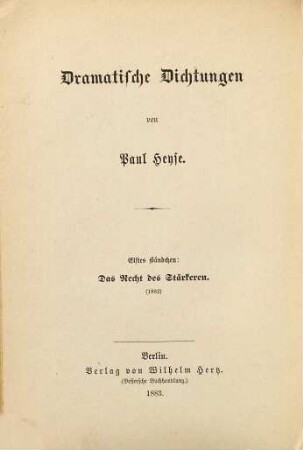 Dramatische Dichtungen, 11