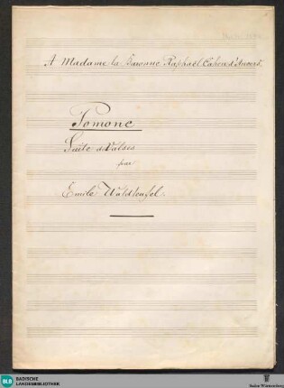Pomone - Don Mus.Ms. 2631 : pf