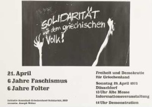 Solidarität mit dem griechischen Volk