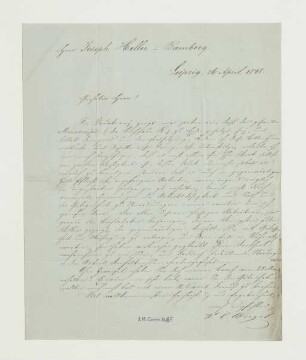 Brief von Theodor O. Weigel an Joseph Heller