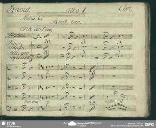 Aria con Coro: "Da interna smania mi sento lacerar"