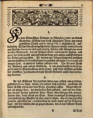 Johann Georg von Eckhart Erklärung eines alten Kleinodien-Kästleins, aus dem Ebnerischen Cabinete zu Nürnberg, worauf die Verlöbniß Heinrichs Hertzogen von Sachsen und Pfaltzgrafen bey Rhein mit Agnesen Pfältzis. Erb-Princeßin vorgestellet ist : dadurch auch einiger massen die Braunschweig-Lüneburgische Historie, nebst einigen alten dahin gehörigen Müntzen, erläutert wird