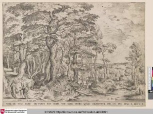 [Landschaft mit der Versuchung Christi durch den Teufel; Landscape with Christ Tempted by the Devil]