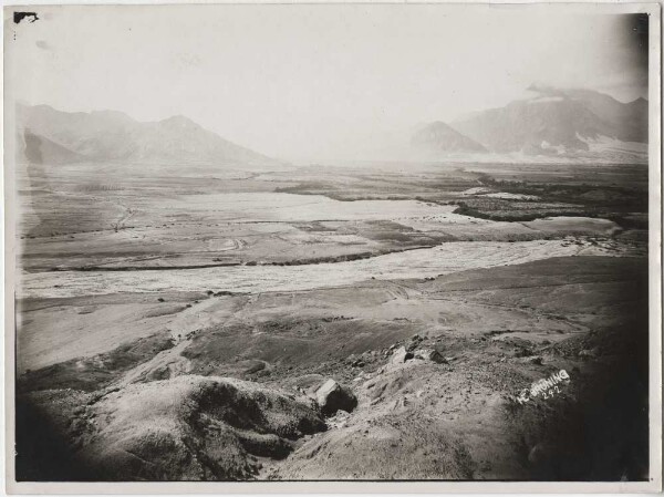 Huacas hinter dem Berge La Virgen