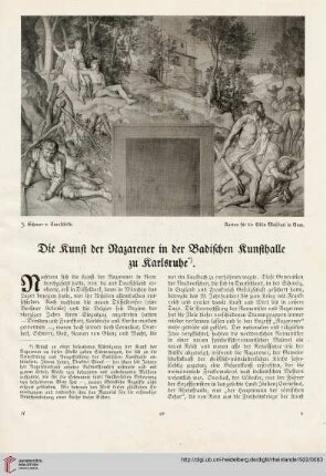 32: Die Kunst der Nazarener in der Badischen Kunsthalle zu Karlsruhe