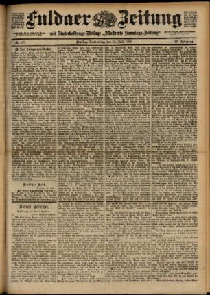 Ausgabe vom Donnerstag, den 13. Juli 1899.