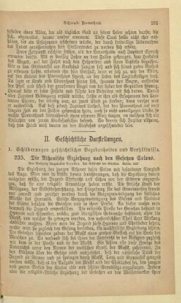 II. Geschichtliche Darstellung