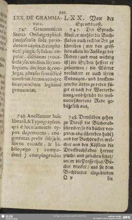 LXX. De Grammatica