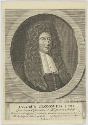 Bildnis des Iacobus Gronovius