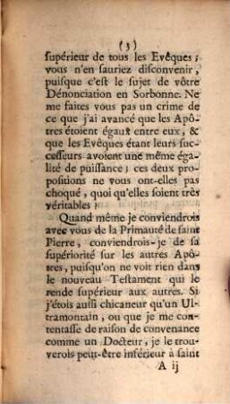 Lettre Ecrite A Mr Ravechet, Docteur & Syndic de Sorbonne. Par l'Auteur de la réponse à la premiere Lettre de Monseigneur l'Evêque de Châlons, sur la Dénonciation qu'il a faite de cette Réponse en Sorbonne le 9. Septembre 1716.