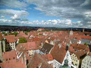 Rothenburg ob der Tauber: Stadtansicht Altstadt