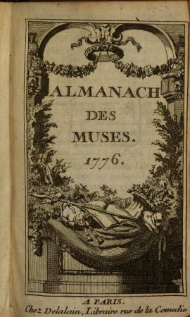 Almanach des muses : ou choix des poésies fugitives, 1776