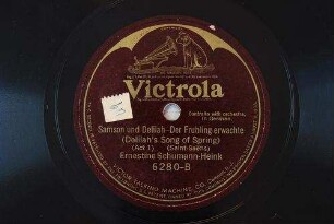 Samson und Delilah : Der Frühling erwachte (Delilah's song of the spring); (act 1) / Saint-Saëns