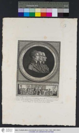 Bonaparte Premier Consul, Cambaceres Second Consul, Lebrun Trois[iem]e Cons[u]